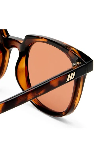 Le Specs Le Resolu 51mm D-frame Sunglasses In Brown