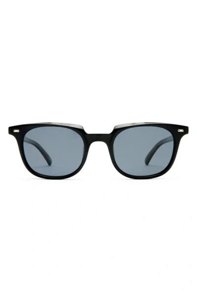 Le Specs Le Resolu 51mm Polarized D-frame Sunglasses In Black