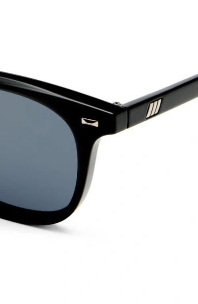 Le Specs Le Resolu 51mm Polarized D-frame Sunglasses In Black