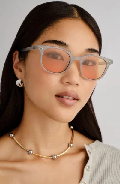 Le Specs Le Resolu 51mm D-frame Sunglasses In Yellow