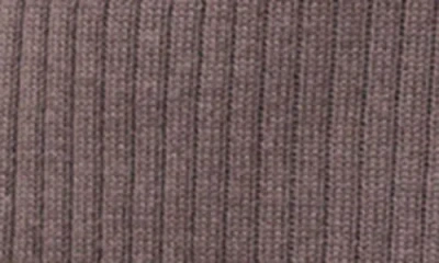 Staud Willow Long Sleeve Wool Blend Sweater Dress In Brown