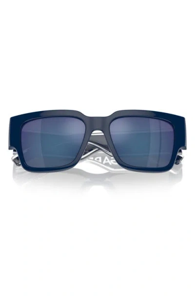 Dolce & Gabbana Square-frame Sunglasses In Blue