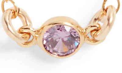 Set & Stones Birthstone Station Necklace In Multi