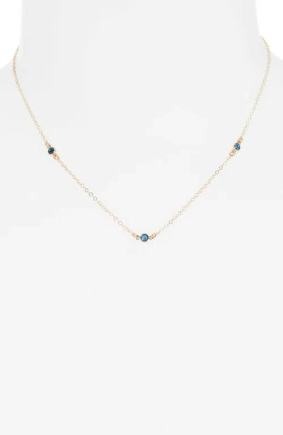 Set & Stones Birthstone Station Necklace In Multi