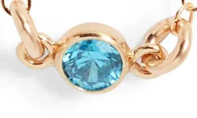 Set & Stones Birthstone Station Necklace In Multi