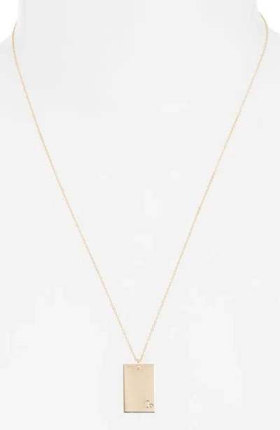 Set & Stones Goldie Zodiac Pendant Necklace In Neutral