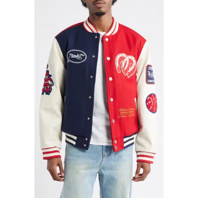 Market Old West Varsity Jacket In Blue