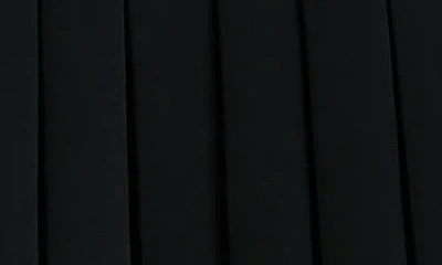 Cinq À Sept Brooch Embellished Pleated Miniskirt In Black