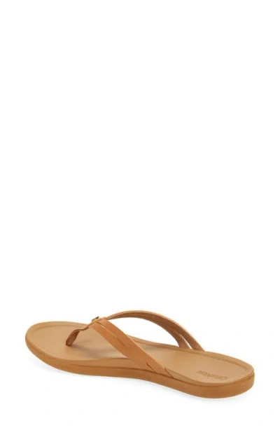 Olukai Ho Opio Hui Flip Flop In Brown