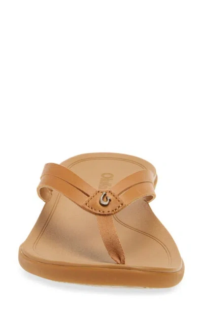 Olukai Ho Opio Hui Flip Flop In Brown