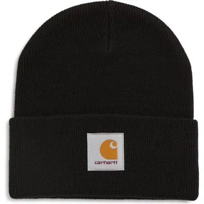 Carhartt Work In Progress Schooling Beanie In Black