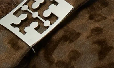 Tory Burch Mellow Faux Shearling Lined Mule In Brown