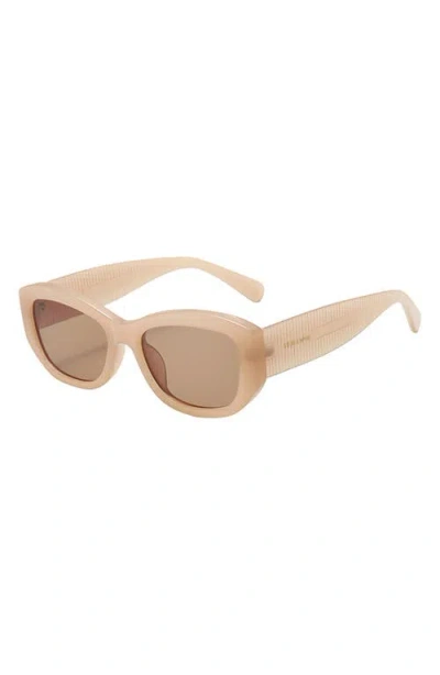Fifth & Ninth Simone 55mm Polarized Geometric Sunglasses In Neutral