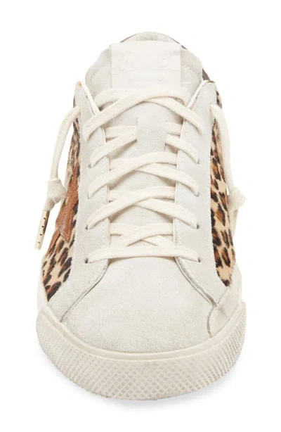 Golden Goose Super-star Leopard Print Genuine Calf Hair Sneaker In Animal Print
