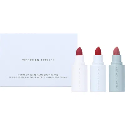 Westman Atelier Petite Lip Suede Matte Lipstick Trio In Multi