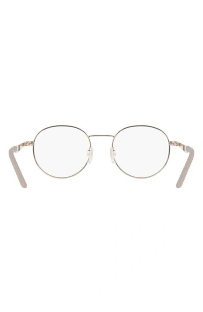 Nike Traveler Drift 51mm Round Blue Light Blocking Reading Glasses In Gray