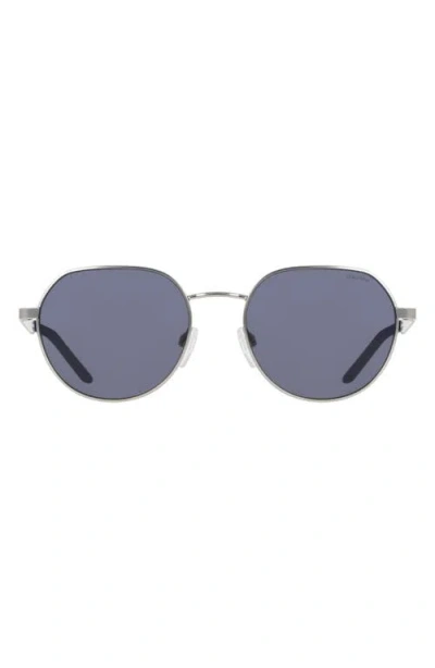 Nike Traveler Trend 52mm Round Sunglasses In Gray