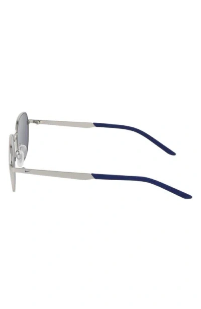 Nike Traveler Trend 52mm Round Sunglasses In Gray