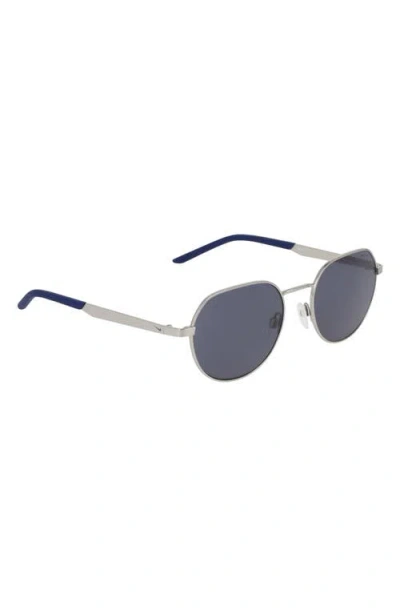 Nike Traveler Trend 52mm Round Sunglasses In Gray