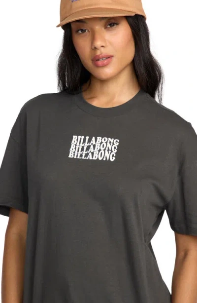 Billabong In The Beyond Cotton Graphic T-shirt In Black