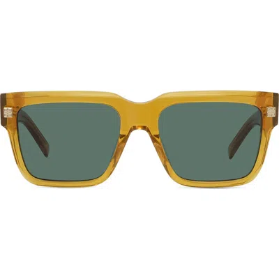 Givenchy Gv Day Square Sunglasses In Yellow
