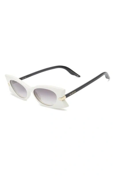 Dior Butterfly S2i Cat-eye Acetate Sunglasses In White