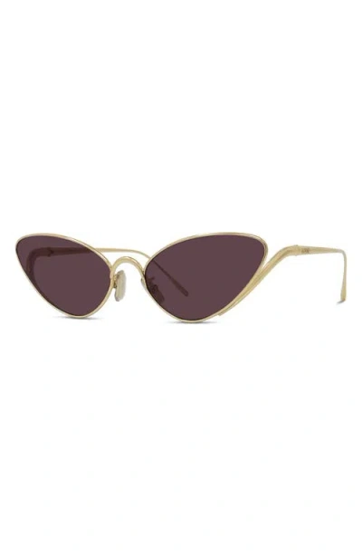 Loewe Lunettes De Soleil Shooting Star En Acier Inoxydable In Purple