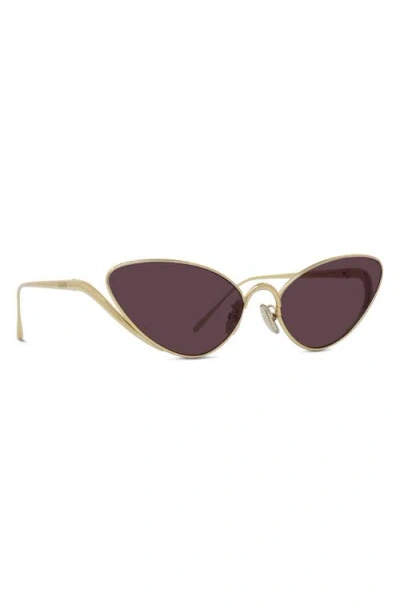 Loewe Lunettes De Soleil Shooting Star En Acier Inoxydable In Purple