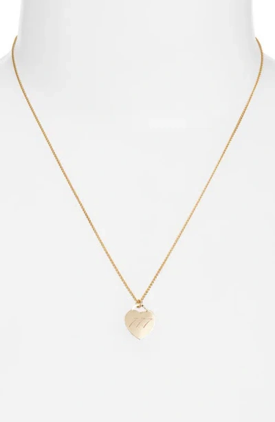 Set & Stones Alice Angel Numbers Pendant Necklace In Gold