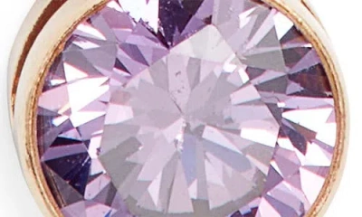 Set & Stones Birthstone Pendant Necklace In Purple