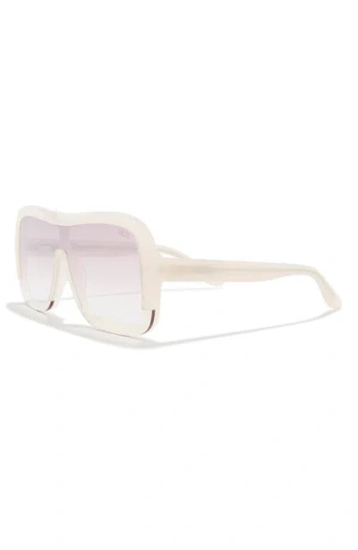 Dezi Afters Shield Sunglasses In Pink