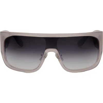 Dezi Blockdt 127mm Oversize Shield Sunglasses In Black
