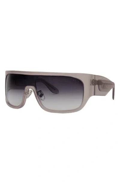 Dezi Blockdt 127mm Oversize Shield Sunglasses In Black
