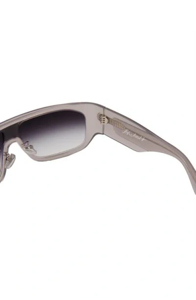 Dezi Blockdt 127mm Oversize Shield Sunglasses In Black