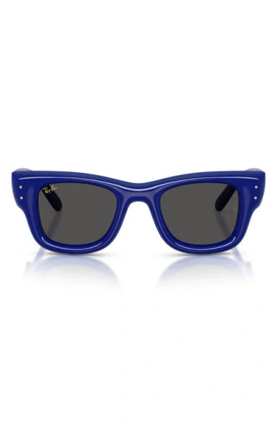 Ray Ban Ray-ban 47mm Small Square Sunglasses In Blue