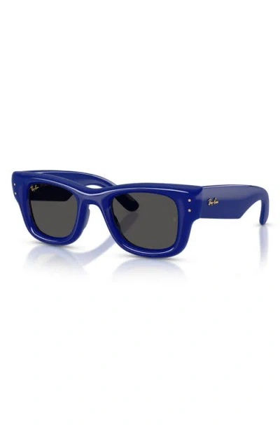 Ray Ban Ray-ban 47mm Small Square Sunglasses In Blue