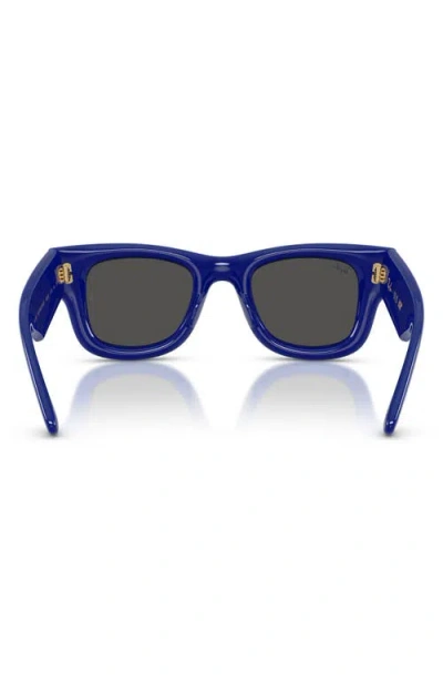 Ray Ban Ray-ban 47mm Small Square Sunglasses In Blue