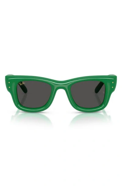 Ray Ban Ray-ban 47mm Small Square Sunglasses In Green