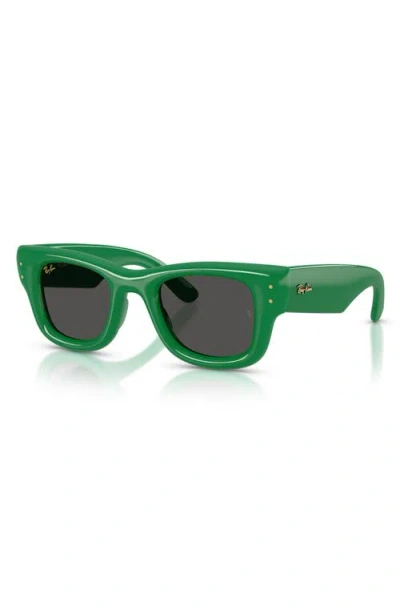 Ray Ban Ray-ban 47mm Small Square Sunglasses In Green