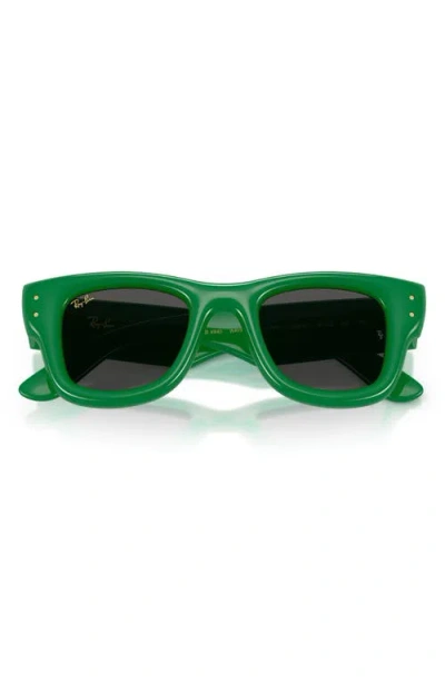 Ray Ban Ray-ban 47mm Small Square Sunglasses In Green