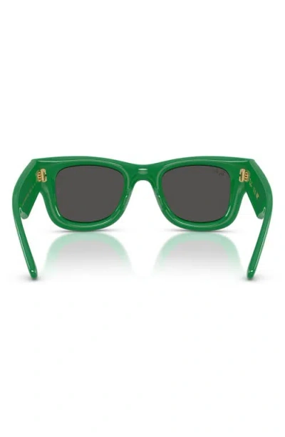 Ray Ban Ray-ban 47mm Small Square Sunglasses In Green