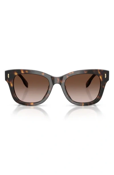 Tory Burch Tortoiseshell Square Sunglasses In Multi
