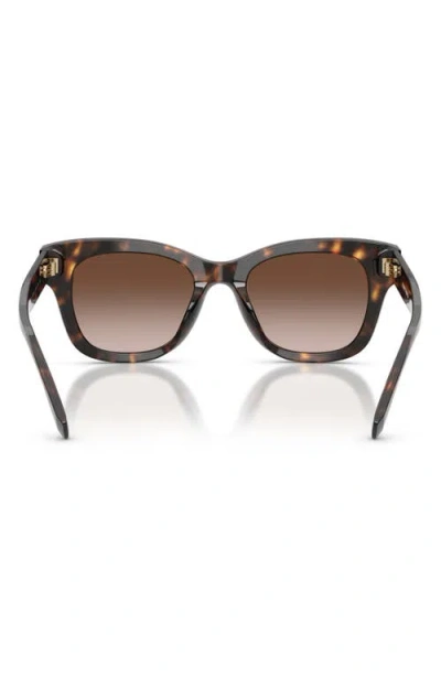 Tory Burch Tortoiseshell Square Sunglasses In Multi