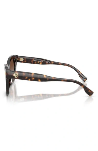 Tory Burch Tortoiseshell Square Sunglasses In Multi