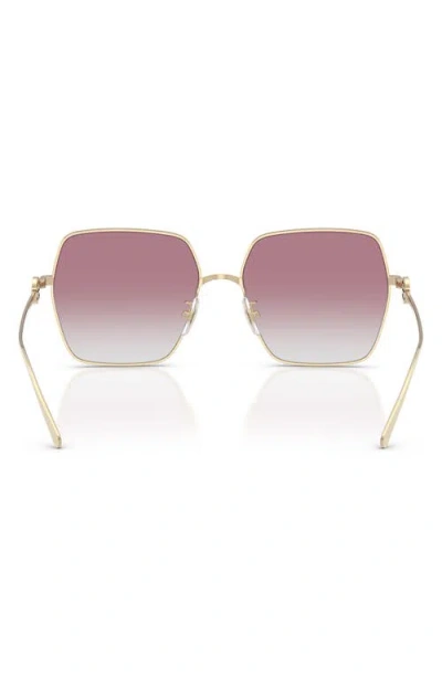 Tory Burch 58mm Gradient Square Sunglasses In Multi