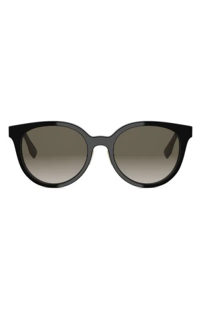 Fendi Forever  55mm Gradient Phantos Sunglasses In Black