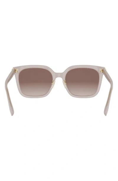 Fendi Forever  56mm Gradient Square Sunglasses In Neutral