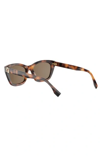 Fendi Forever  54mm Rectangular Sunglasses In Multi