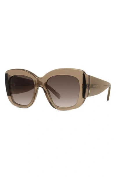 Givenchy Bold 53mm Oversized Square Acetate Sunglasses In Brown
