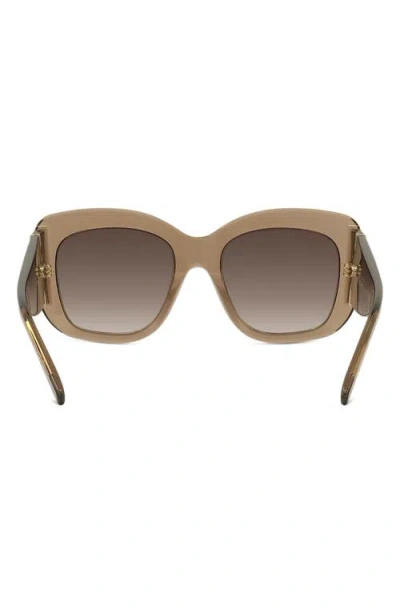 Givenchy Bold 53mm Oversized Square Acetate Sunglasses In Brown